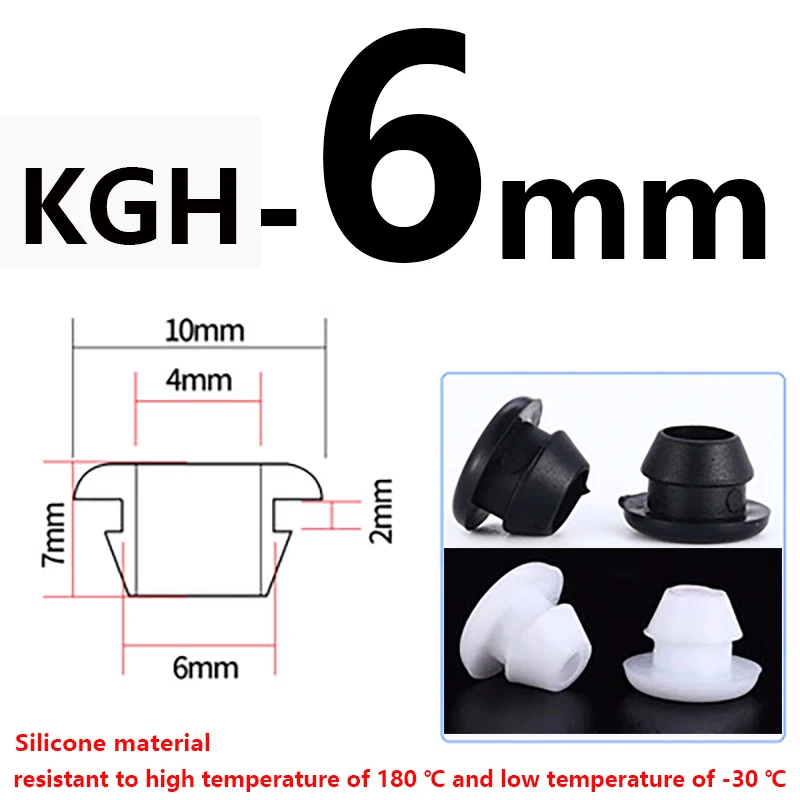 Устойчивый к высоким температурам силикон быстрая установка коническая Защитная катушка изоляция черный белый уплотнительный колпачок над уплотнительным кольцом
