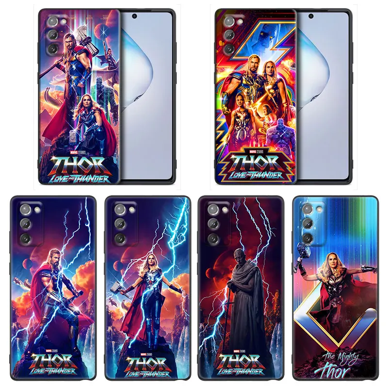 

Thor 4 Love And Thunder Marvel Phone Case For Samsung Galaxy A91 A73 A72 A71 A53 A52 A7 M62 M22 M30s M31s M33 M52 F23 F41 F42 5G