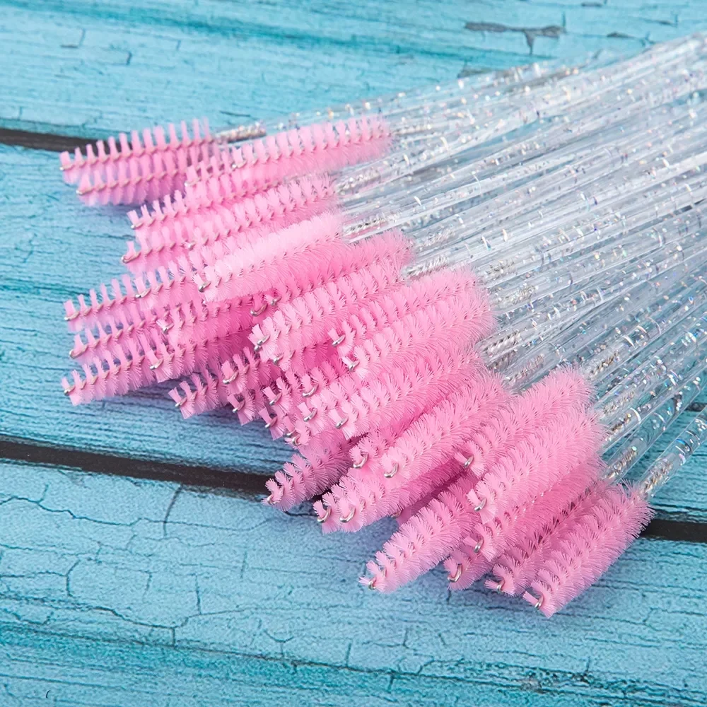 

New Good Quality Disposable Eyelash Brush Eye Lash Makeup Brushes Mini Mascara Wands Brush Eyelash Extension Tool