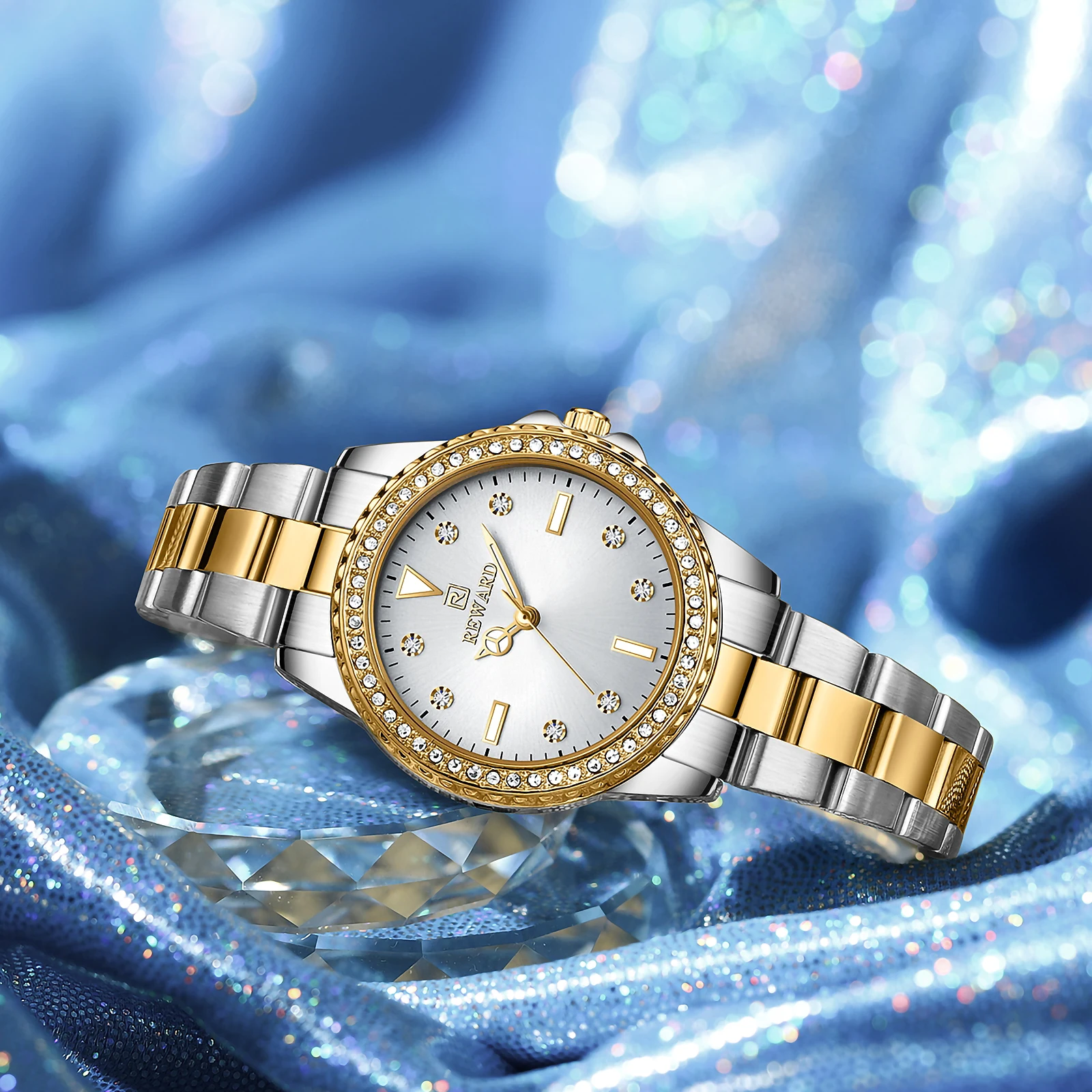 REWARD Top Brand New Simple Stylish Watches for Women Japanese Movement Quartz Wristwatch Waterproof Luminous Female Watches
