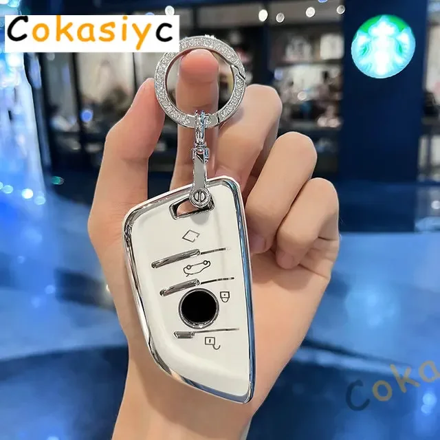 

Для BMW X1 X3 X5 X6 X7 1 3 5 6 7 серии G20 G30 G11 F15 F16 G01 G02 F48 Чехол без ключа из ТПУ с дистанционным управлением для автомобиля, чехол, брелок для ключей