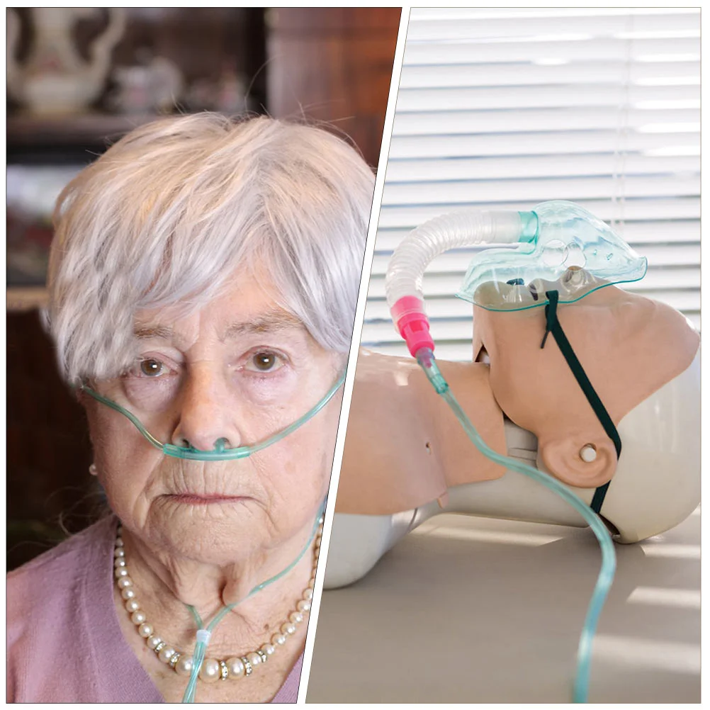 12 шт. одноразовые канюли для носа и кислорода медицинская трубка двойная