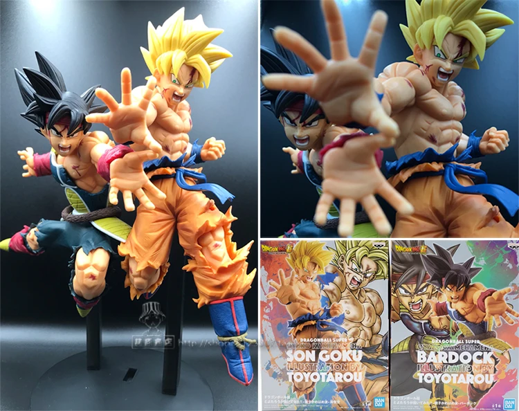 Фигурки героев аниме Banpresto DBZ Wukong Kakarotto &amp Burdock Ssj фигурки Toyotaro из ПВХ игрушки |