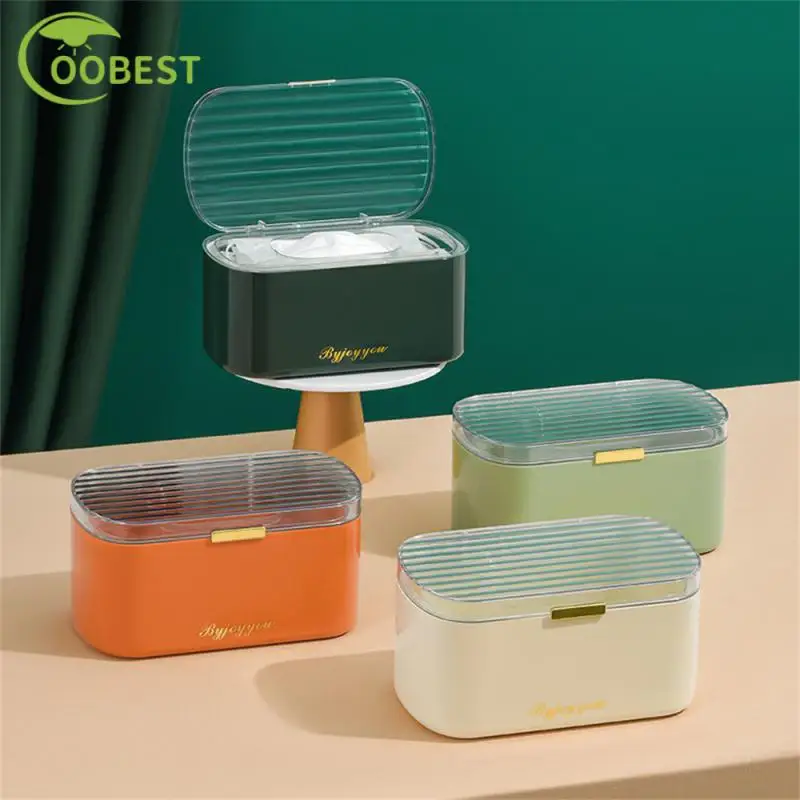 

Dust Paper Box Ring Smooth Extraction Sealing Tissue Boxstorage Container Pet/abs Storage Box Storage Tools Prevention