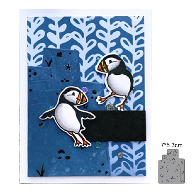 Облако листья Вечеринка фон металлические вырезанные штампы декор Скрапбукинг