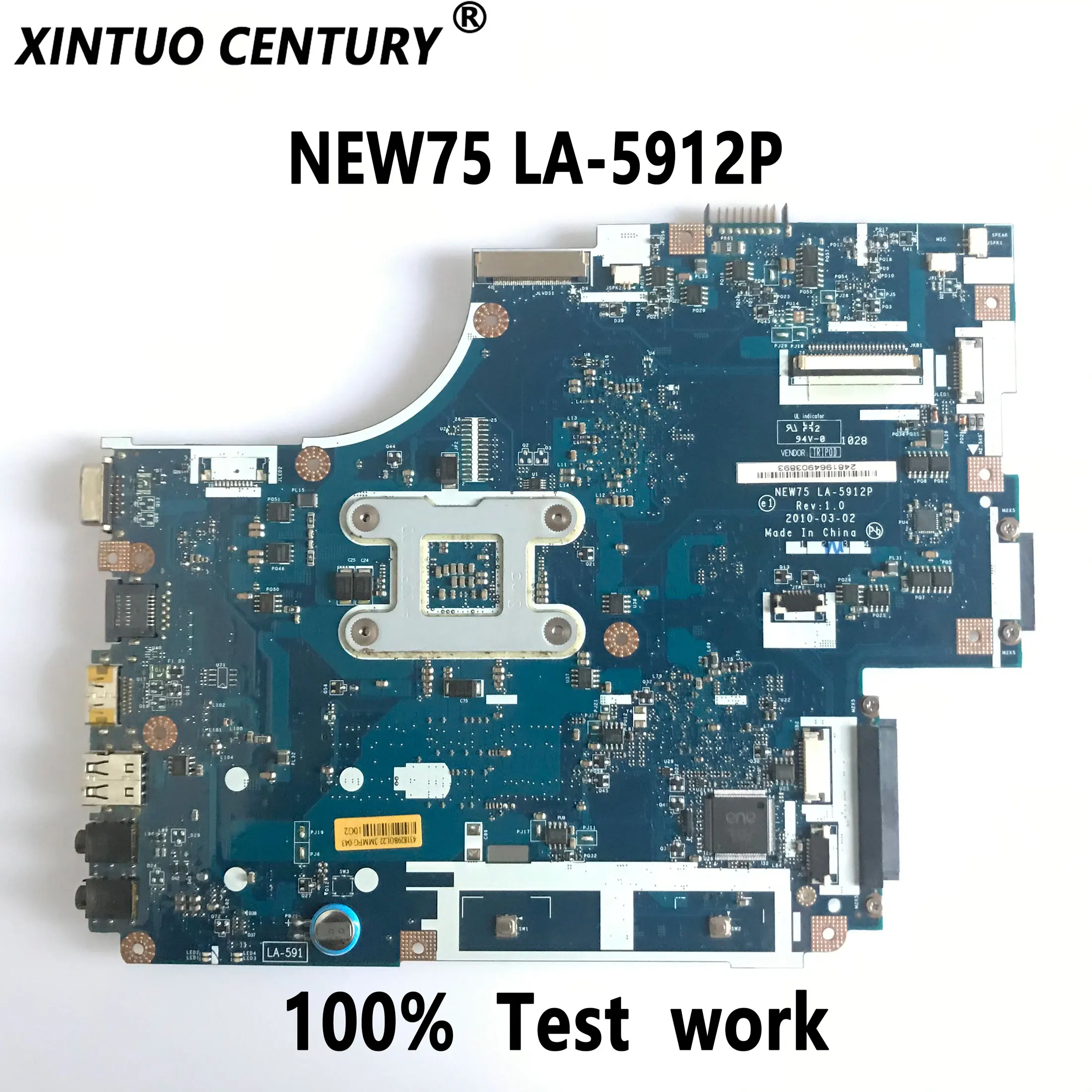 para Acer Aspire 5251 5551 5552 5551g 5552g Placa-mãe New75 La5912p de Alta Qualidade Placa-mãe Ddr3 100% Teste Trabalho
