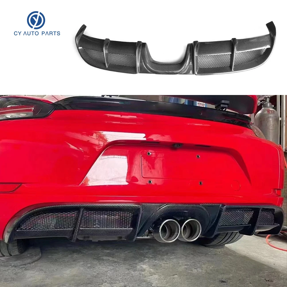 

Carbon Fiber Bodykit Rear Diffuser Rear Bumper Lip For Porsche 718