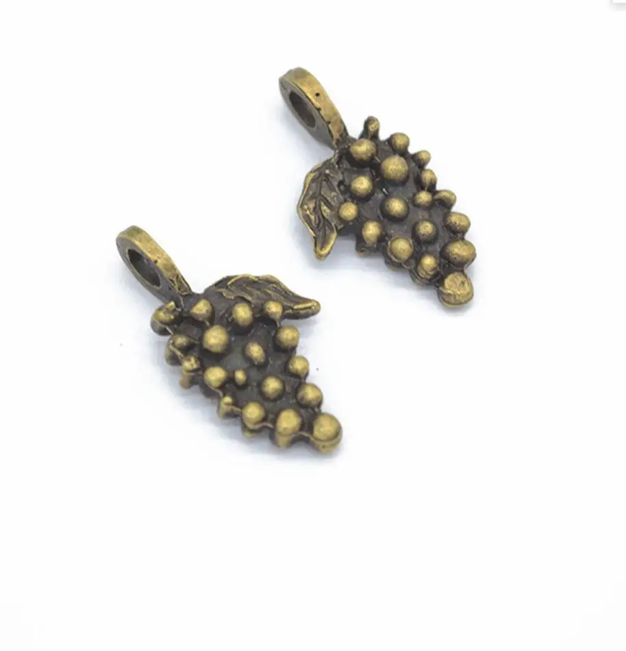 35 шт. подвески с фруктами и виноградом 25*14 мм подвеска ручной работы винтажное