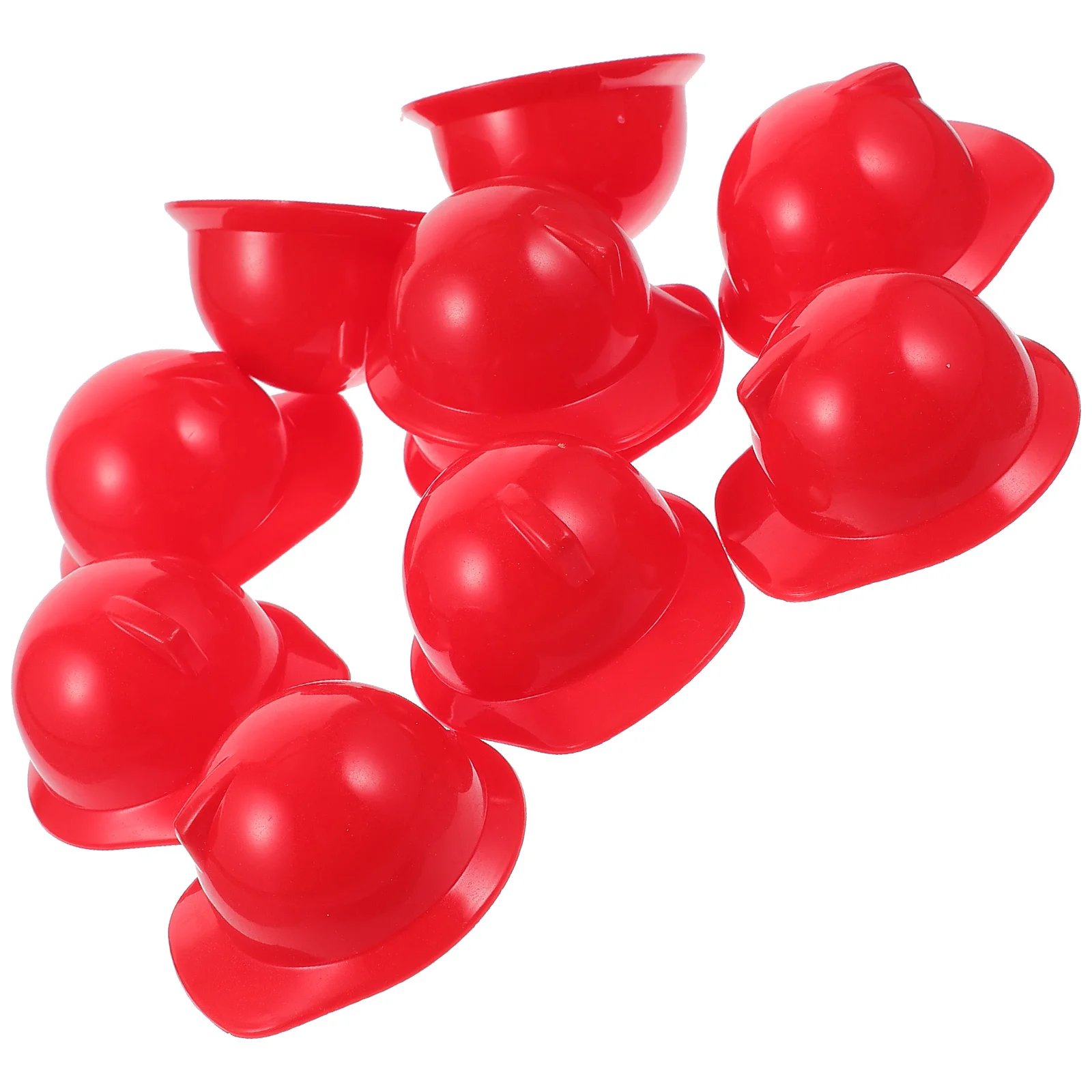 

10pcs Miniature Construction Hat Safety Model Decor Hat