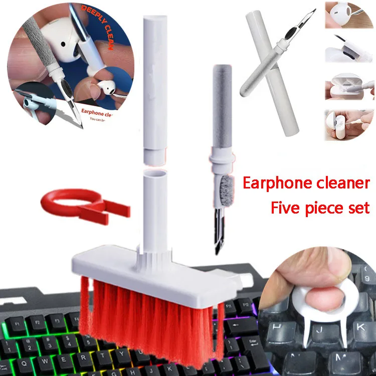 

Earplug Cleaning Pen Earplugs Clean Pen Digital Gap Cleaning Artifact Five Piece Keyboard Cleaning Brush Keyboard Cleaning Brush