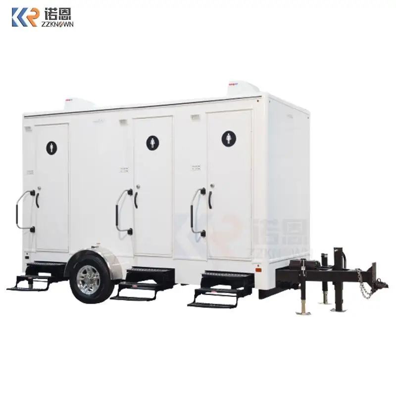 

China Luxury Vip Movable Toilets Of Moving Wc Portable Shower Trailer For Sale Prefab Mobile Public Restroom Outdoor