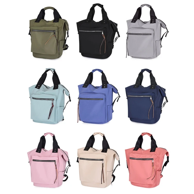 

Casual Nylon Backpack Women Larege Capacity Travel Book Bags for Teenage Girls Students Satchel Handbag Daypack Shoulder Bag
