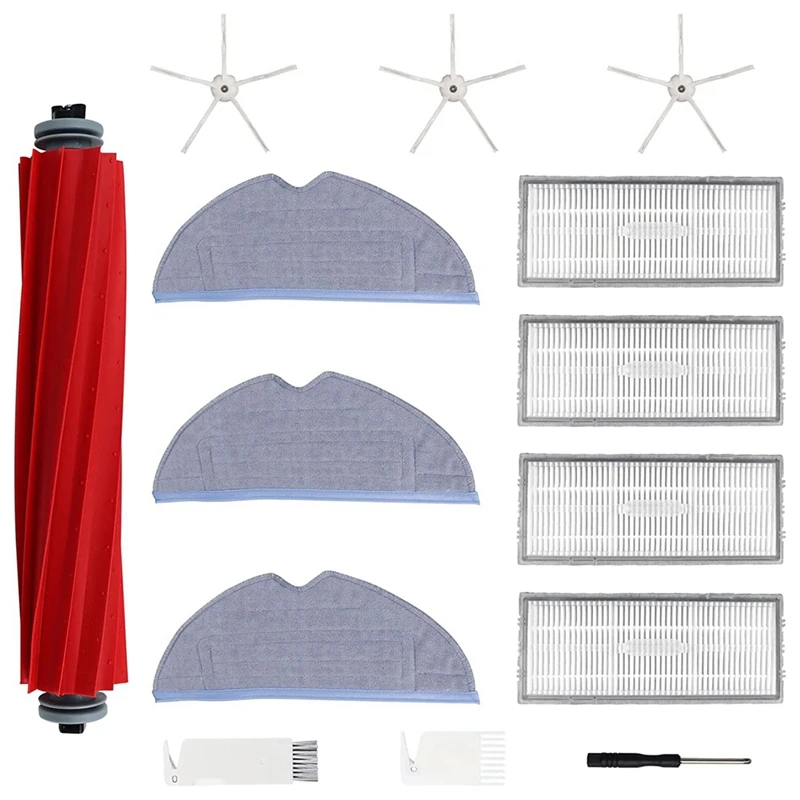 

Replacement Main Brush Main Brush HEPA Filter Side Brushes Main Brush For Xiaomi Roborock S7 T7S T7plus Robot Vacuum Cleaner