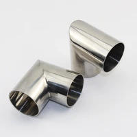 1pcs 304 stainless steel 90 degree elbow welded angle elbow joint inside and outside polishing