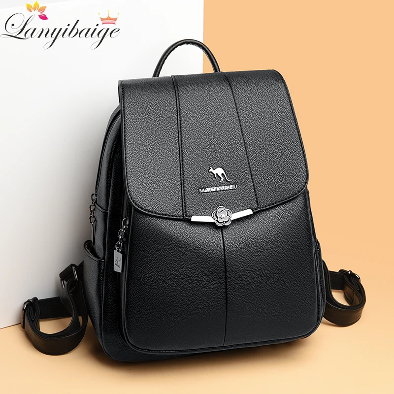 

2022 New Fashion Backpack Designer Brand Large Capacity School Bags for Teenage Girls Women Backpacks Leather Trave Back Pack