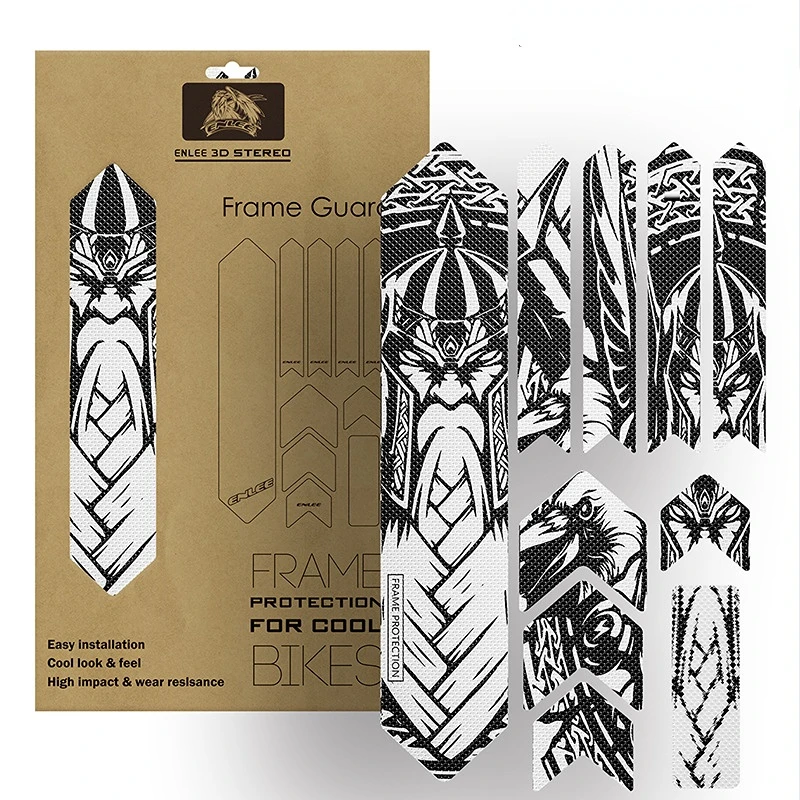 

3D Bicycle Paster Frame Scratch-Resistant Protector MTB Road Bike Best Glue Removeable Sticker Anti-Skid Guard Frame Cover
