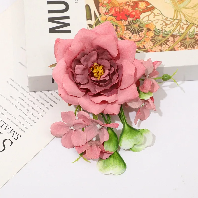 

New Fabric Flower Lapel Pin Brooches for Women Elegant Corsage Suit Cardigan Badge Fashion Brooch Jewelry Accessories Gifts