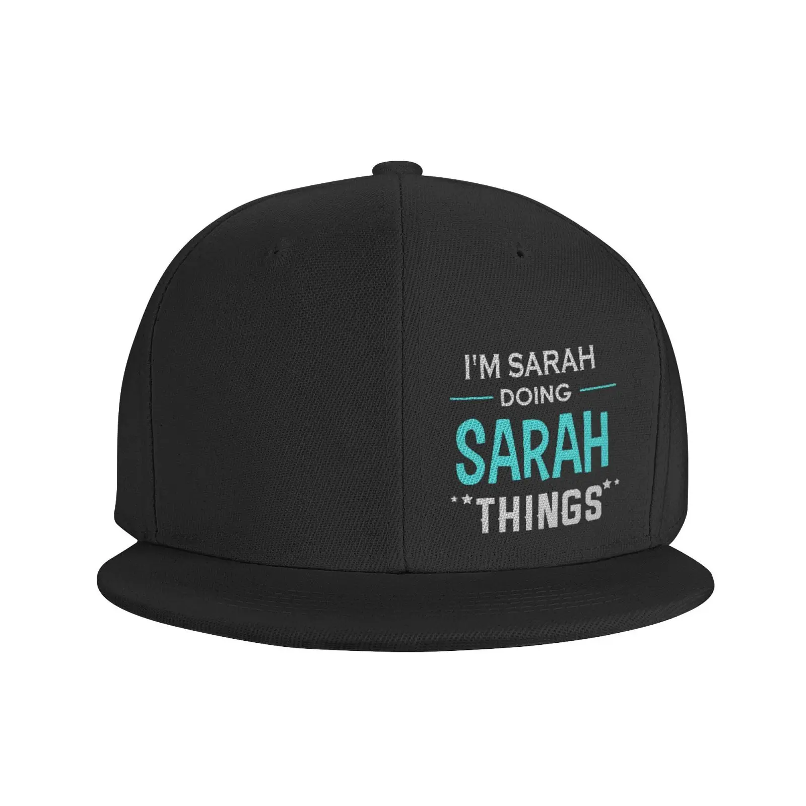 

I'm Sarah Doing Sarah Things First Cap Bonnets For Women Hat For Girls Knit Hat Cap Female Hats Man Men's Hat Man Cap Mens Cap