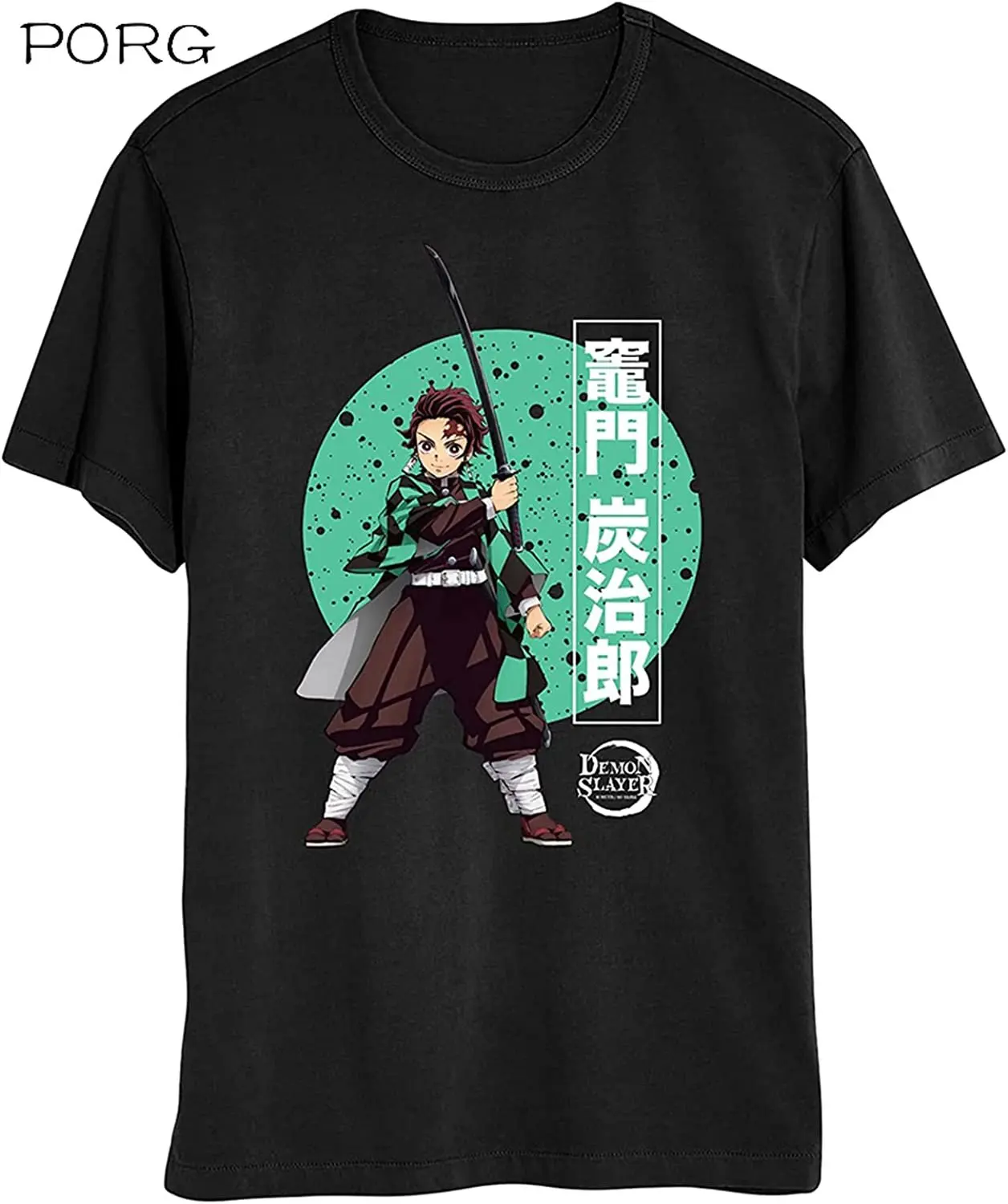 

Demon Slayer Mens Anime T-Shirt Kimetsu No Yaiba Shirt Tanjiro Kamado Tee Men T Shirt Short Sleeve Tshirt Harajuku Cotton Top