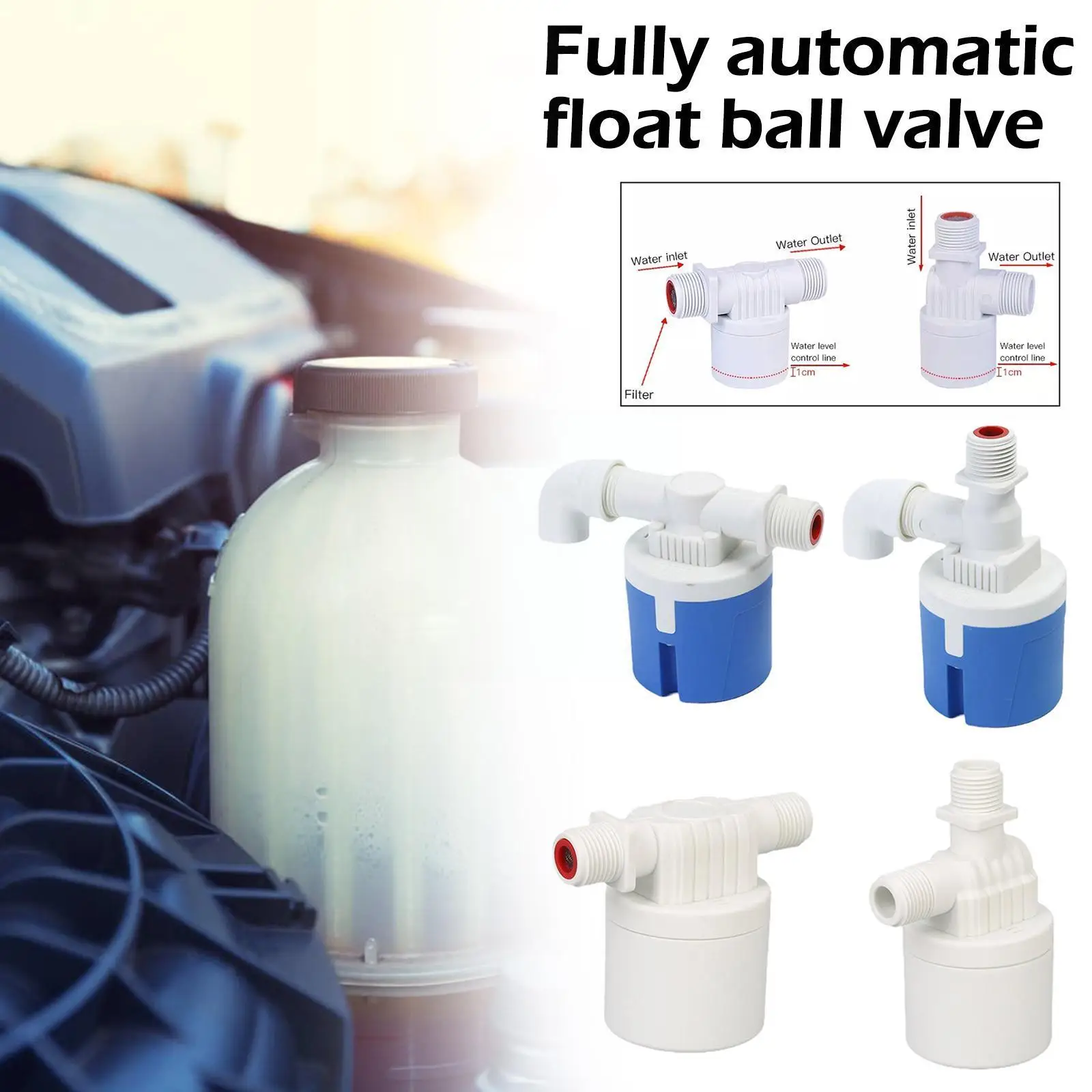 

Автоматическая башня контроля уровня воды, плавающий шар, автоматический полностью вертикальный плавающий шар внутри W2q9