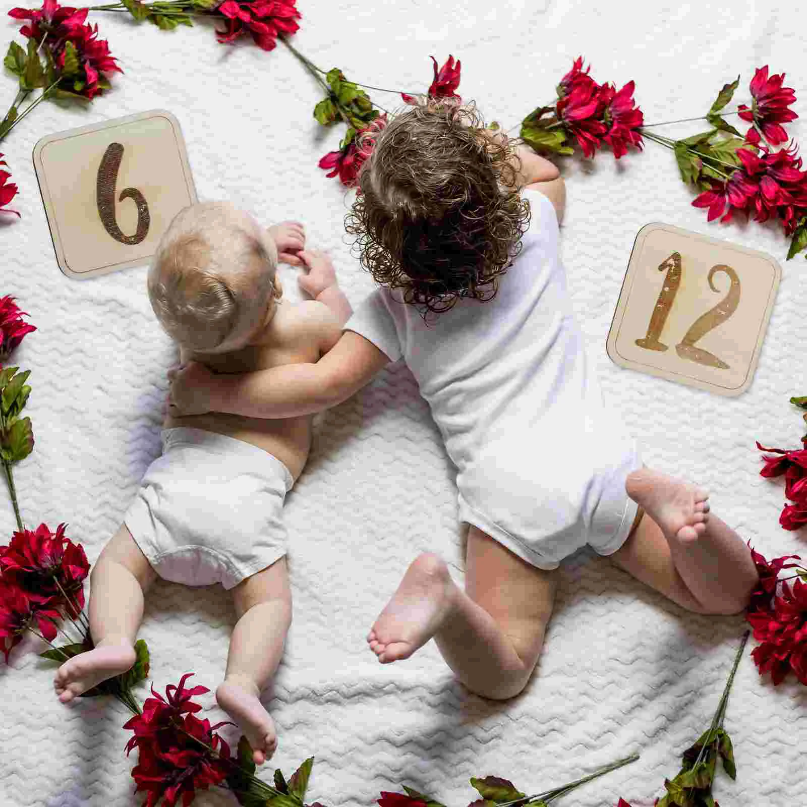 Карты с вехами на день рождения реквизит для детской фотографии эмблемы