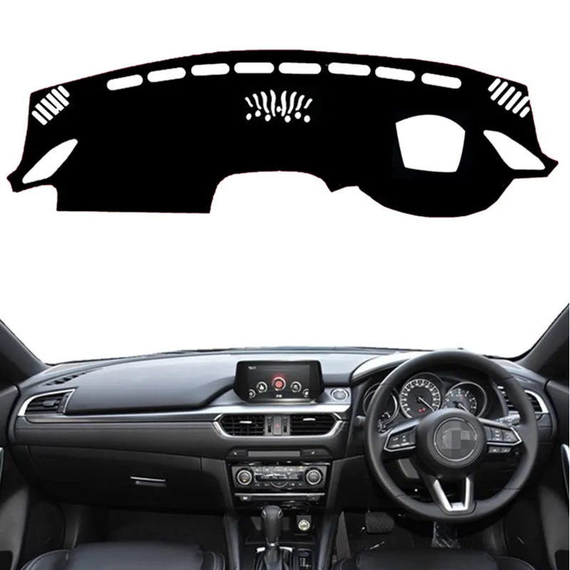 

Защита от УФ-лучей для приборной панели, автомобильный коврик, Солнцезащитный ковер для приборной панели, аксессуары для Mazda Atenza 2017, 2018, 2019