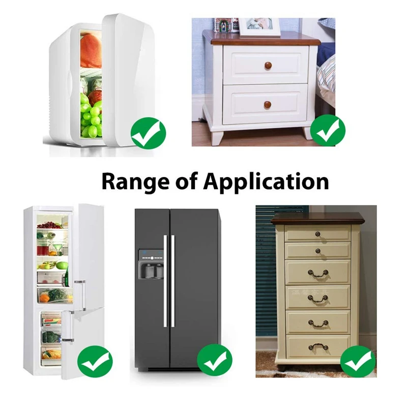 Замок холодильника Mini замок для с ключом взрослых дверца шкафа (белая 2 шт.) |