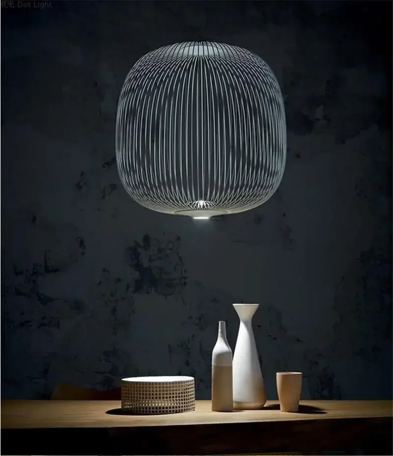 Реплика Спицы 1/2 Suspesnsion Белый Подвесной Светильник Столовая Бар Кухня Остров