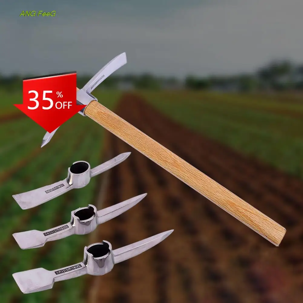 

0.5lb/0.8lb/1.5lb Outdoor Camping Mountain Mattock Fiberglass Handle Pick Axe Small Size Garden Pick Hand Tools Pick Axe Heads