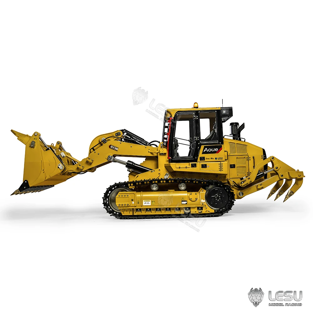LESU AOUE 973K 1/14 RTR RC гидравлический металлический погрузчик грузовики окрашенная