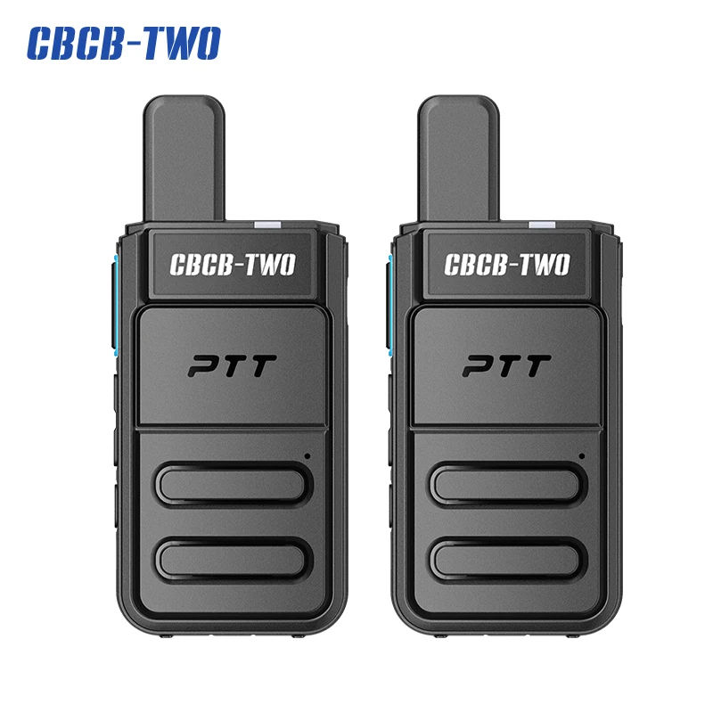 CBCBTWO 2PCS GT-911 Rechargeable Walkie Talkie Mini Portable Two Way Radio PMR FRS Comunicador Long range Type-C Charger
