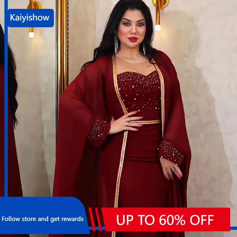 

Африканские платья для женщин, комплект из 2 предметов, Дашики, длинное платье макси, лето-осень, Женская традиционная африканская одежда, мусульманская абайя