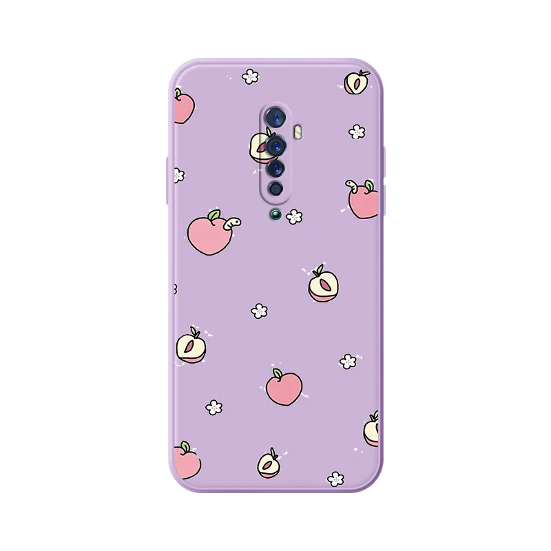

Soft TPU For OPPO Reno Z Ace 2 2F 3 Pro 5g Case Straight Side Silicone Liquid Soft Shell For OPPO Reno Z Ace 2 2F 3 Pro 5g
