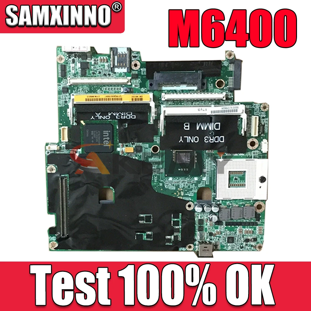 

Free shipping For Dell M6400 Laptop motherboard CN-0U222F 0U222F U222F DDR3 100% working well