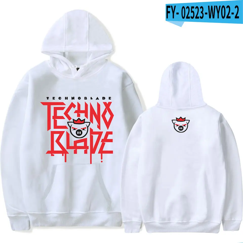 

New Technoblade Merch Hoodies Men Hooded Sweatshirt Streetwear Women Clothes y2k hoodie Male sweatshirt Oversized
