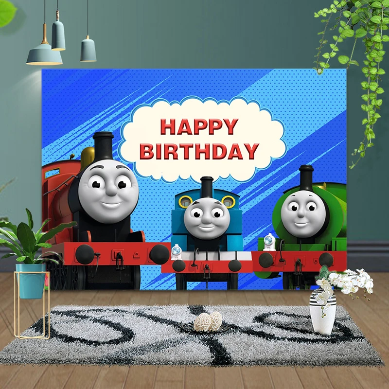 Thomas&Friends Birthday Party Decor Party Supplies Wedding Birthday Party Decoration Kids Toys Ballons Baby Shower Backdrop images - 6