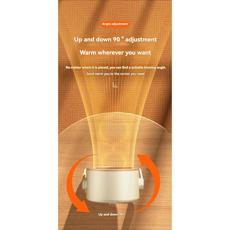 500 Вт электрический обогреватель портативный настольный вентилятор теплого