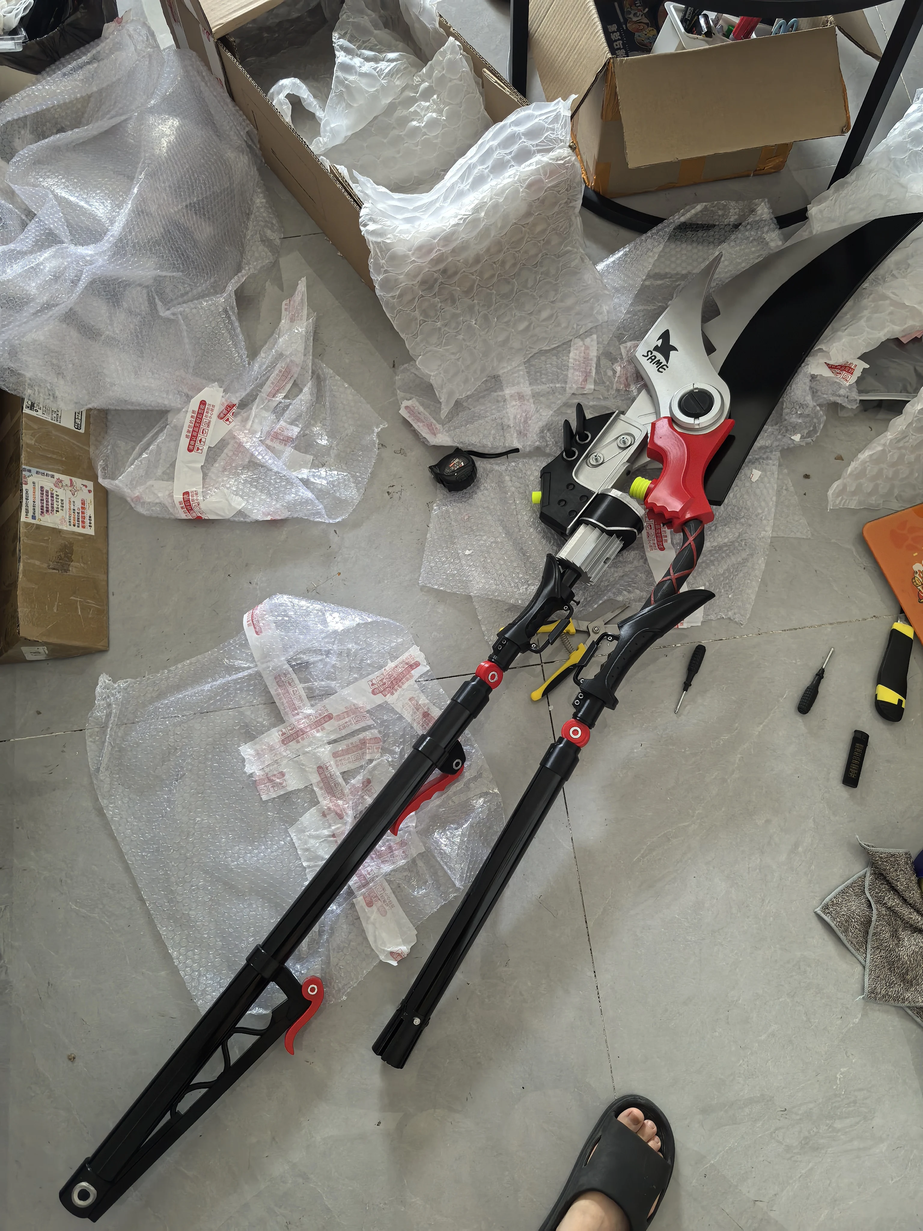 Эллен Джо оружие зенеф зона нуль Косплей Акула ножницы 180 см реквизит аниме