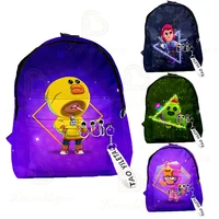 shark leon cartoon kindergarten backpack kids star game school backpack shoulders bag cartoon bag girls boys travel bag