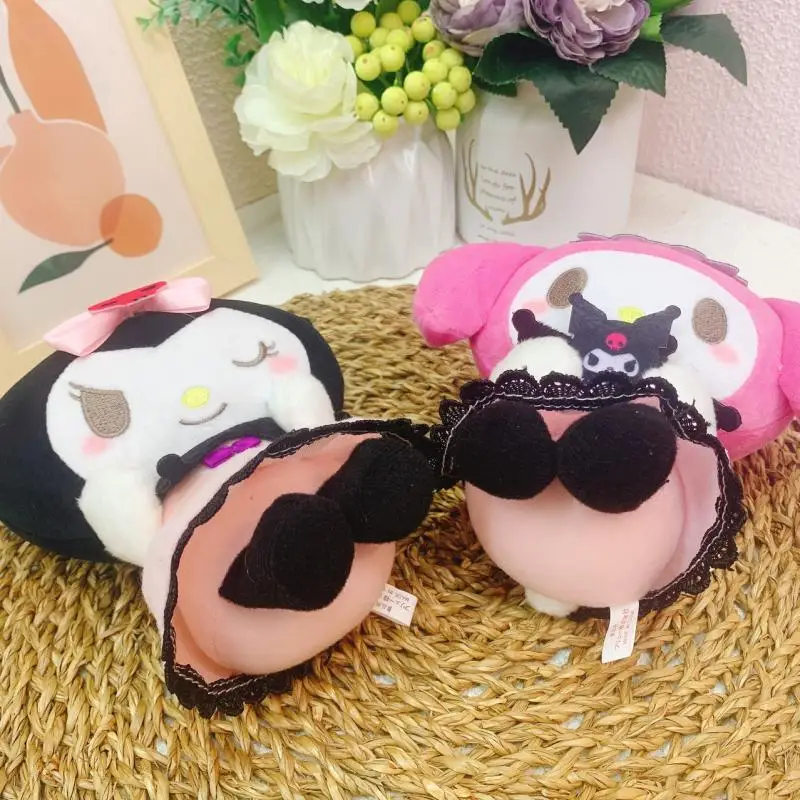 15 см кавайная мультяшная плюшевая игрушка Sanrios Милая куроми моя мелодия платье