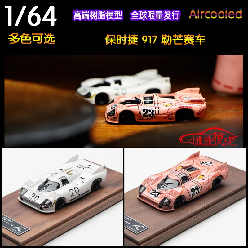 

Aircooled Limited Edition 1:64 Pors*che 917 Le Mans Racing 23#20# Pink Pig Resin Car Model