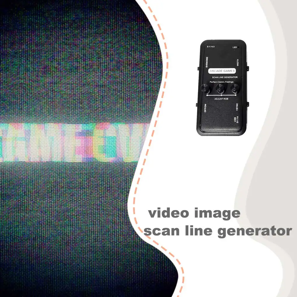 

Adjustable Scanline Generator Vintage Scan Lines Generating Device Whole