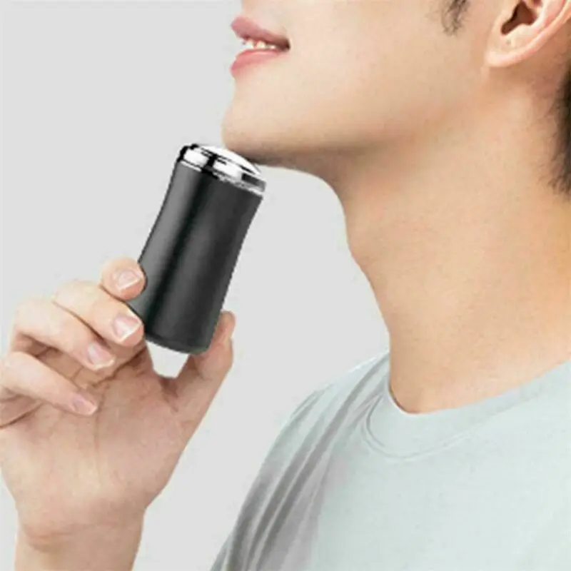 

Мужская портативная моющаяся электробритва карманного размера с USB, мини-бритва, триммер для бороды