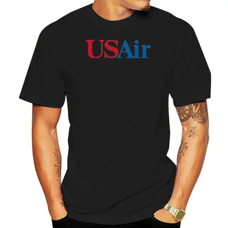 Футболка американской авиакомпании USAir с логотипом ретро