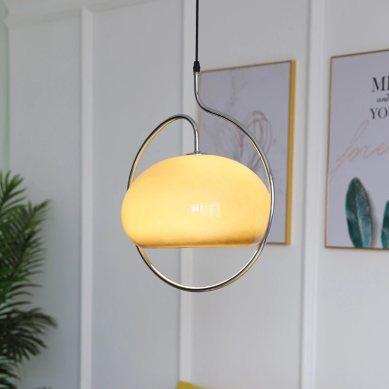 

Nordic Pendant Lights For Bedroom Dining Room Postmodern Glass Hanging Lamp Bar Decor Luminaire Suspensio Home E27 Hanglamp