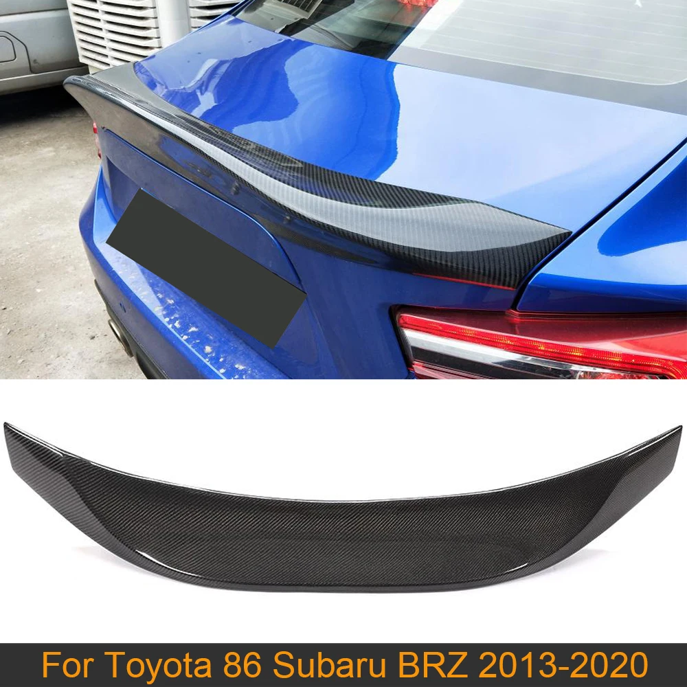 

Car Rear Trunk Spoiler Wing For Toyota 86 Subaru BRZ 2013 - 2020 Carbon Fiber Rear Trunk Boot Lip Wing Spoiler