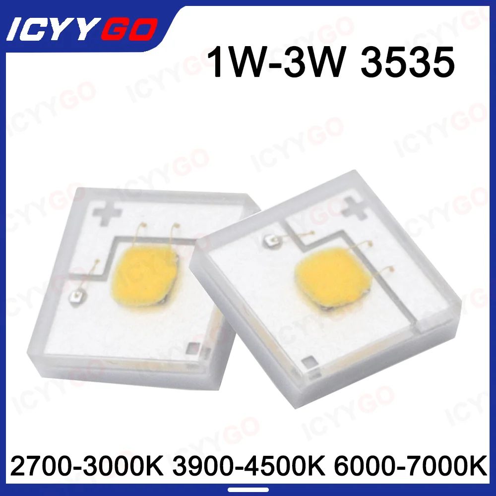

ICYYGO 3535 Плоские керамические светодиодные чипы белый свет