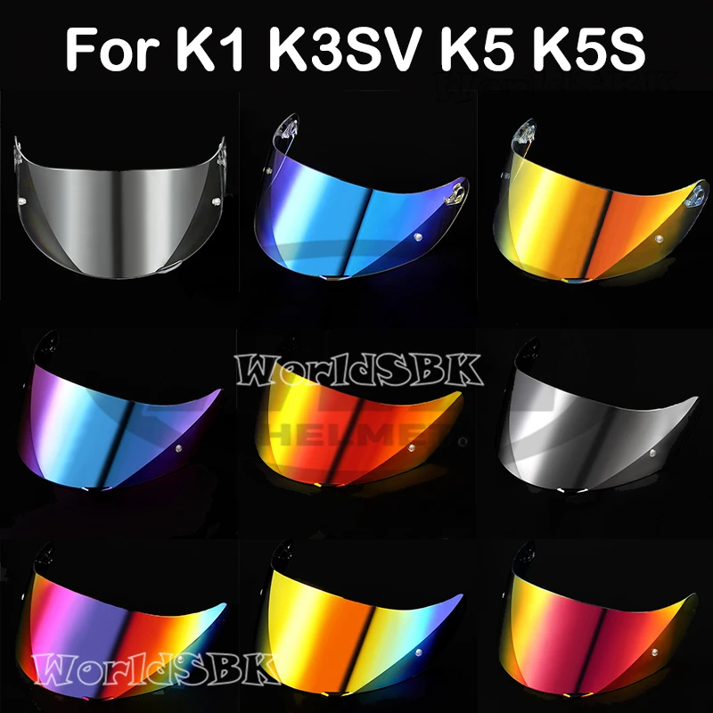 Enlarge Helmet Visor for AGV K1 K5 K3 SV Motorcycle Detachable Helmet Glasses Motorbike Helmet Lens