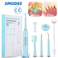 electric sonic dental calculus scaler sprinkler oral teeth tartar flusher remover plaque stains cleaner whitening teeth portable