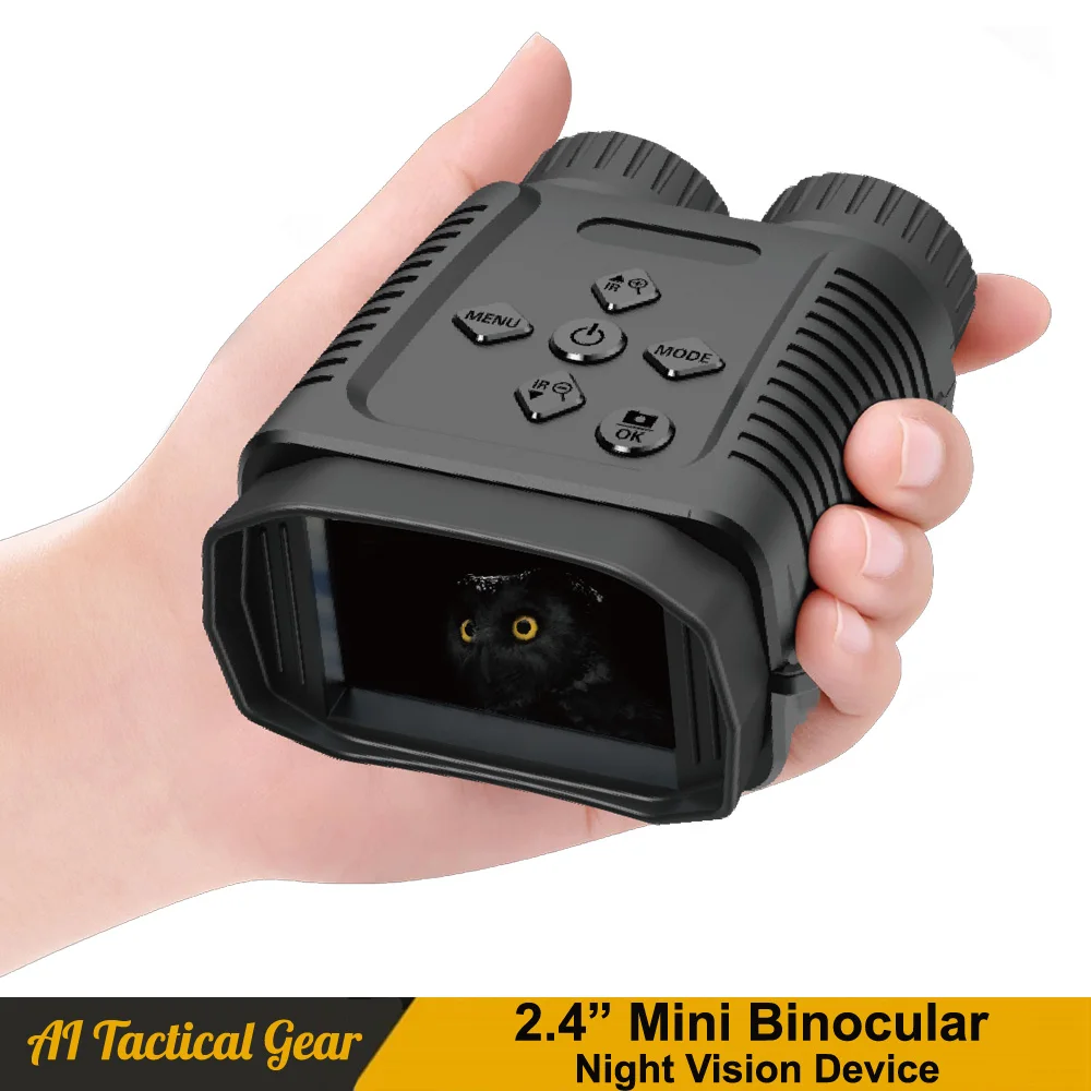 

1080P HD MINI Binocular Infrared Night Vision Device 4X Telecope With Starlight SENSOR Video Recording Camera Day Night Dual Use